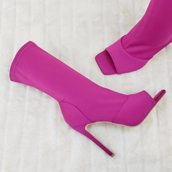 Berry Heeled Boots - Picture 10 of 12